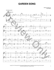 Garden Song Guitar and Fretted sheet music cover